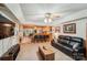 Spacious living room with a view of the kitchen at 111 David Ct, Fort Mill, SC 29715