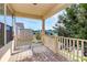 Private balcony overlooking neighborhood and trees at 3017 Berry Creek Rd, Charlotte, NC 28214