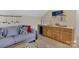 Cozy wet bar with wine cooler and seating area at 7567 Baybrooke Ln # 35, Harrisburg, NC 28075