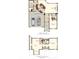 Detailed floor plan showing main and upper levels at 7567 Baybrooke Ln # 35, Harrisburg, NC 28075