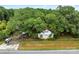 Aerial view of home with large lot and trees at 4539 S New Hope Rd, Gastonia, NC 28056