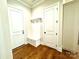 Inviting entryway with built-in bench and ample storage at 310 Scalybark Trl, Concord, NC 28027
