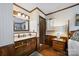 Bathroom with a vanity, sink and large mirror at 4120 Statesville Blvd, Salisbury, NC 28147