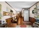 Hardwood floor entryway, white door, staircase and decorative wall accents at 4120 Statesville Blvd, Salisbury, NC 28147