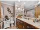 Bathroom with updated vanity, toilet and shower/tub at 4120 Statesville Blvd, Salisbury, NC 28147