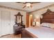 Charming bedroom with antique furniture and hardwood floors at 1573 Timberlake Dr, Shelby, NC 28150