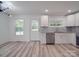 Modern kitchen with stainless steel appliances and granite countertops at 450 Cherry St, Wadesboro, NC 28170