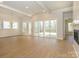 Spacious living area with hardwood floors and sliding glass doors at 1204 Meander Ln, Waxhaw, NC 28173