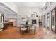 Casual breakfast nook with hardwood floors and natural light at 5403 Gorham Dr, Charlotte, NC 28226