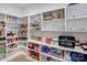 Well-organized pantry with ample shelving for storage at 14941 Deer Hollow Dr, Gold Hill, NC 28071