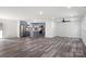 Modern kitchen with blue cabinets, quartz countertops, and stainless steel appliances at 2009 Echo Ln, Gastonia, NC 28052