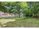 Spacious backyard with mature trees and grassy area at 2009 Echo Ln, Gastonia, NC 28052