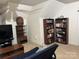 Game room with bookshelves and a futon at 331 Polk Ford Rd, Stanfield, NC 28163