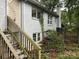 Side view of house showing stairs and backyard at 2102 Twin Ave, Gastonia, NC 28052