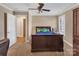 Cozy bedroom with a sleigh bed and ceiling fan at 312 Wintergreen Ct, Kings Mountain, NC 28086