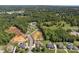 Aerial view of a residential neighborhood with large homes and lush green spaces at 312 Wintergreen Ct, Kings Mountain, NC 28086