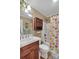 Clean bathroom with shower/tub combo, vanity, and updated fixtures at 312 Wintergreen Ct, Kings Mountain, NC 28086