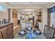 Kitchen and dining area with breakfast table and access to the backyard at 312 Wintergreen Ct, Kings Mountain, NC 28086