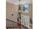 Two-story entryway with chandelier and hardwood floors at 312 Wintergreen Ct, Kings Mountain, NC 28086
