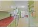 Kitchen with pale green cabinets and appliances at 600 Chapel S St, Landis, NC 28088