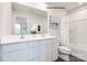 Bathroom with double vanity and a bathtub at 165 Basildon St # 1011, Lancaster, SC 29720