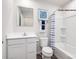 Clean bathroom with white vanity, toilet and bathtub at 165 Basildon St # 1011, Lancaster, SC 29720