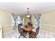 Dining area with wood table and chairs, near kitchen at 208 Eastwood Dr, Salisbury, NC 28146