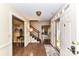 Bright and spacious entryway with hardwood floors and staircase at 208 Eastwood Dr, Salisbury, NC 28146
