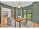 Home office with a calming green color scheme and ample natural light at 3500 Barclay Downs Dr, Charlotte, NC 28209
