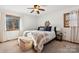Bright bedroom with a king-size bed and large windows at 151 River Ridge Ln, Statesville, NC 28677