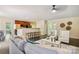 Bright living room features hardwood floors, comfy seating, and stylish decor at 531 Tributary Dr # 26, Fort Lawn, SC 29714
