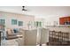 Open living room with hardwood floors, neutral decor, and kitchen views at 531 Tributary Dr # 26, Fort Lawn, SC 29714