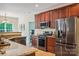 Modern kitchen with stainless steel appliances and granite countertops at 531 Tributary Dr # 26, Fort Lawn, SC 29714