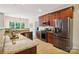 Modern kitchen with granite countertops and stainless steel appliances at 531 Tributary Dr # 26, Fort Lawn, SC 29714