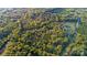 Aerial view of property showcasing wooded area at 9224 Maggie Robinson Rd, Waxhaw, NC 28173