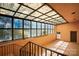 Sunroom addition with skylights and walls of windows at 9224 Maggie Robinson Rd, Waxhaw, NC 28173