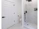 Clean bathroom with walk-in shower, toilet and double doors at 615 English St, Monroe, NC 28110