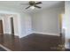 Hardwood floors and a fireplace accent this spacious living room at 1146 Buffalo St, Shelby, NC 28150