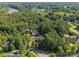 Aerial view showing house location and surrounding area at 124 Streamwood Rd, Troutman, NC 28166