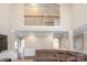 Spacious living room features high ceilings, a loft, and a cozy seating area at 5601 Ballenger Ct, Waxhaw, NC 28173