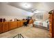 Bedroom with built-in cabinetry, desk, and ample natural light at 2580 Penngate Dr, Sherrills Ford, NC 28673