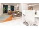 Finished basement with sectional sofa and barstools at 323 Atherton St, Charlotte, NC 28203
