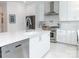 Modern kitchen with stainless steel appliances and marble countertops at 323 Atherton St, Charlotte, NC 28203