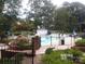 Community swimming pool with lounge chairs at 7118 Quail Meadow Ln, Charlotte, NC 28210
