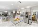 Spacious kitchen featuring granite countertops and stainless steel appliances at 1229 Brecken Ct, Kannapolis, NC 28081