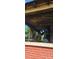 Porch shows significant fire and water damage; needs complete reconstruction at 215 S Ervin Ave, Newton, NC 28658