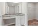 Bathroom boasts granite vanity and modern fixtures at 146 Adams Tree Way, Troutman, NC 28166
