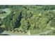 Aerial view of wooded lot with road access at 8693 Gilead Rd, Huntersville, NC 28078