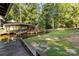 Peaceful waterfront view with private dock and lush greenery at 746 Springwood Dr # 14&15, Mount Gilead, NC 27306