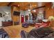 Open concept living room and kitchen with vaulted ceilings at 746 Springwood Dr # 14&15, Mount Gilead, NC 27306